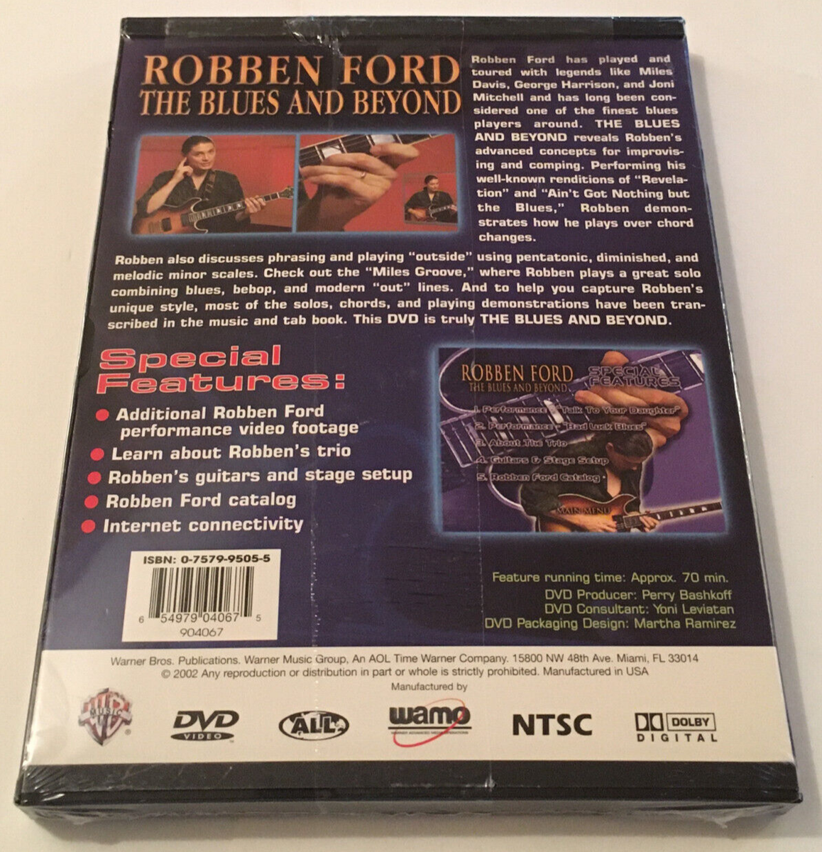 ミュージック Robben Ford The Blues and Beyond DVD Robben Ford 'The Blues and Beyond' DVD (2002) Sealed BRAND NEW OG