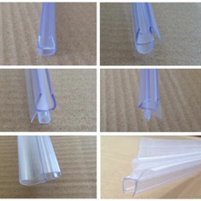Bath Shower Screen Door Seal Strip for Glass Thickness 4 - 6mm Seal Gap 4 - 26mm