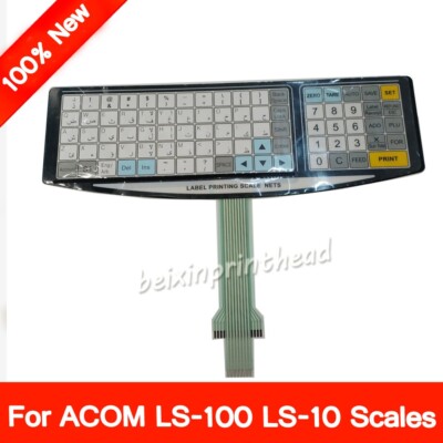 Keyboard Overlay & Inner Circuitry For ACOM LS-100 LS-10 Scale English Version