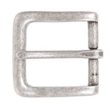 1 3/8" 35 mm Rectangular Single Prong Square Belt Buckle