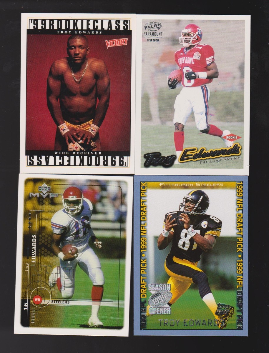 4) card Troy Edwards mixed rookie lot, Louisiana Tech Bulldogs | eBay
