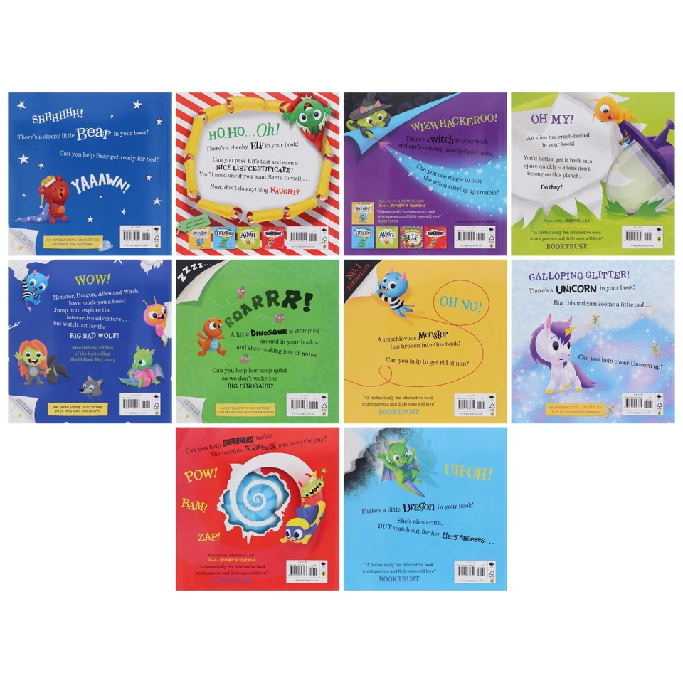 Who's In Your Book? Series By Tom Fletcher 10 Picture Books Set - Age 2-6 - PB - Image 3 of 4