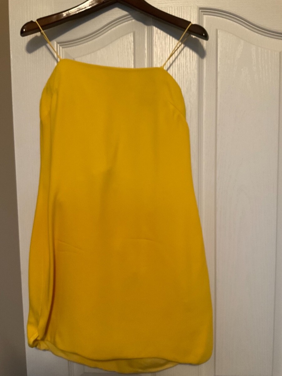 ralph lauren yellow dress Polo Cotton Polo | blouson sleeves and a drawstring waist. Tbird Yellow Knit Collared Sleeveless