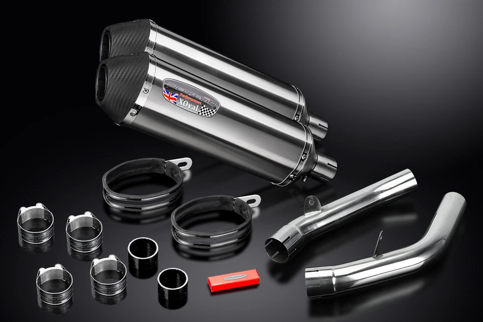Kit silenciador de escape Honda RVT1000R RC51 2002-2008 13,5" X-Oval aço inoxidável - Imagem 4 de 4