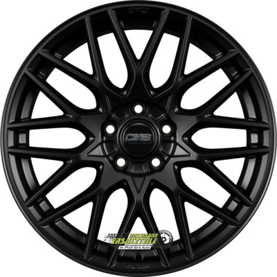 CMS C25 complete matt black 8x18 ET30 - LK5/112 ML66.5 Felge Alu