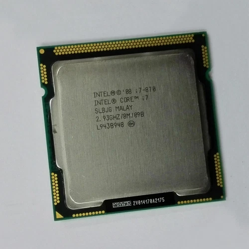 Intel Core i7-870 CPU Quad-Core 2.93 GHz 8M SLBJG LGA 1156 95W Processors