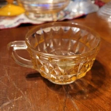 Vintage Jeanette Glass Windsor Pink Cup