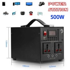 Tragbar Powerstation 500W Solargenerator 432,9wh JUEER DL500 Powerstation …