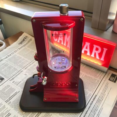 Zippo Oil Station Fuel Dispenser Stand Supply Container Red