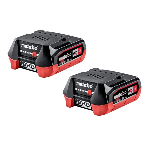 Metabo Akku Set 2X Lihd Akkupack 12 V 4,0 Ah / 4000 Mah Li-Ion 2X 625349000-image