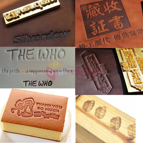 110/220 Manual Leather LOGO Printer Hot Foil Stamping Branding Embossing Machine - Picture 8 of 8