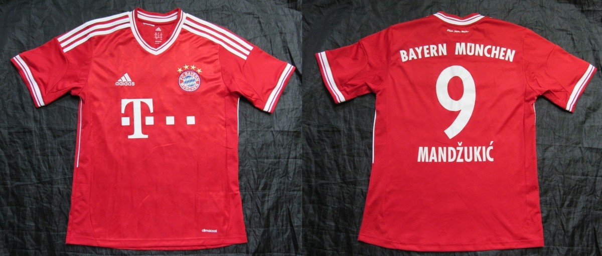 Furs for Men by Anna Municchi 【希少 激レア】 Mario Mandžukić #9 BAYERN MUNICH Munchen shirt ADIDAS SIZE