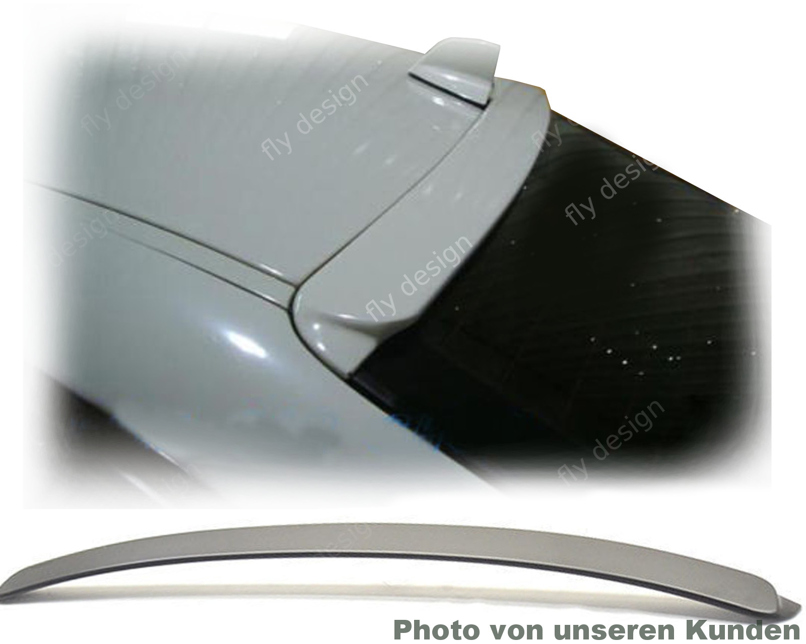Fits BMW E46, Coupe Tuning Roof Spoiler Rear Window Roof Edge Spoiler Dac