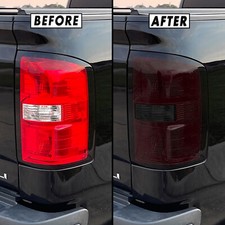 For 14-19 Gmc Sierra 1500 2500 3500 Tail Light Smoke Precut Vinyl Tint Overlays