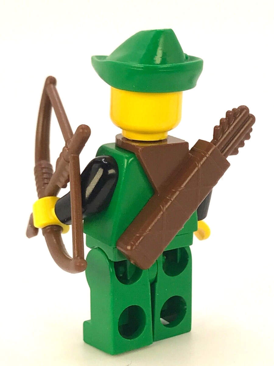 forestman出品 Lego Forestman Green Hat Black Print Minifigure, Set 6066 Vintage