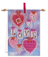 Flags kits with bead embroidery "Pendents", Pennant Flag Kit