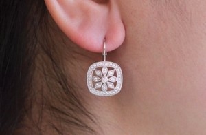 Art-Deco-Halo-Dangle-Earrings-1ct-Round-Cut-VVS1D-Diamond-14k-White-Gold-Finish