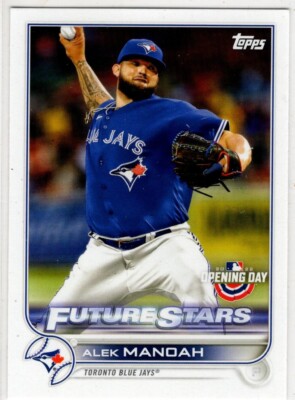 2022 Topps Baseball Alek Manoah No. 25 Toronto Blue Jays