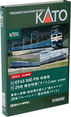 Kato N-GAUGE Model Railway Electric Locomotive EF65 Series 500 P Type 3060-4