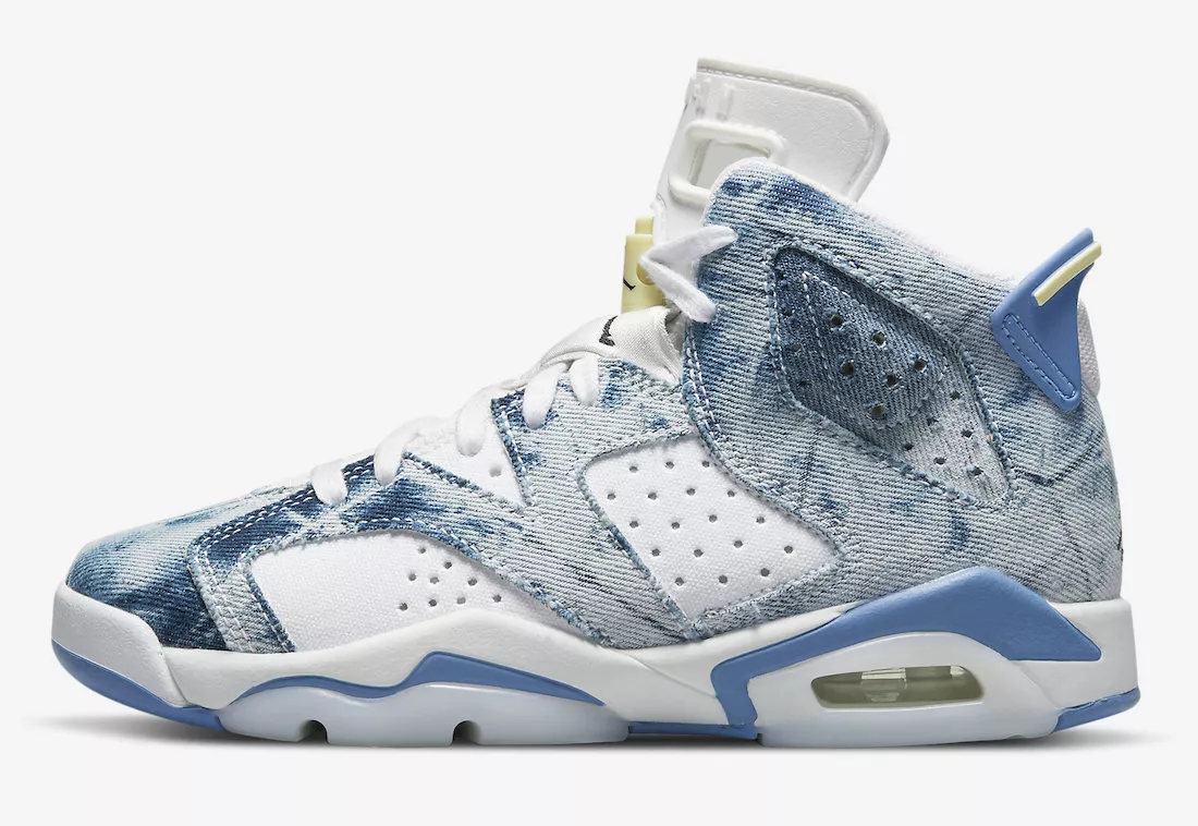 Nike Air Jordan 6 GS DM9045-100 Washed Denim NEW IN BOX DS | eBay