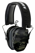 WALKERS RAZOR PATRIOT SERIES SLIM ELECTRONIC HEARING PROTECTION MUFFS CAMO BLACK