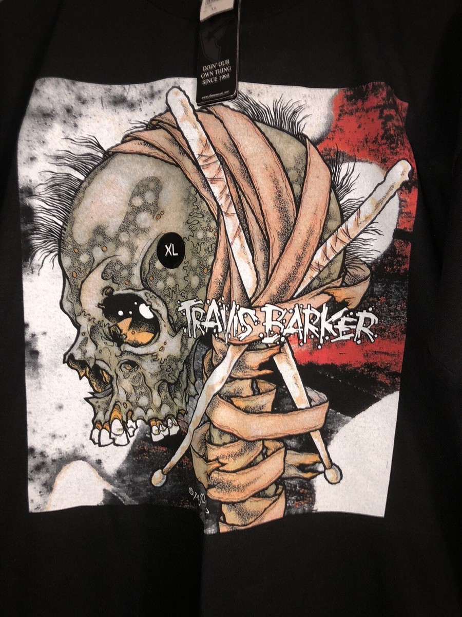 RARE Travis Barker Pushead Give The Drummer Some Shirt NWT XL