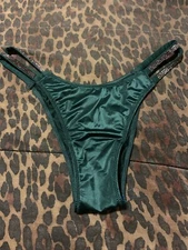 VICTORIA’S SECRET VERY SEXY DBL SHINE RHINESTONE STRAP BRAZILIAN or THONG NWT XS