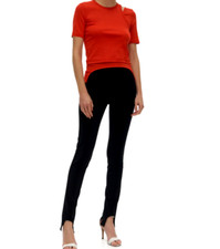 Helmut Lang XS 370 Black Seamed Skinny Legging Leggings Pants NWT