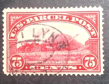 U.S. Scott #Q11 Used/HR Parcel Post Harvesting $35.00 SCV Nice Centering / Perfs