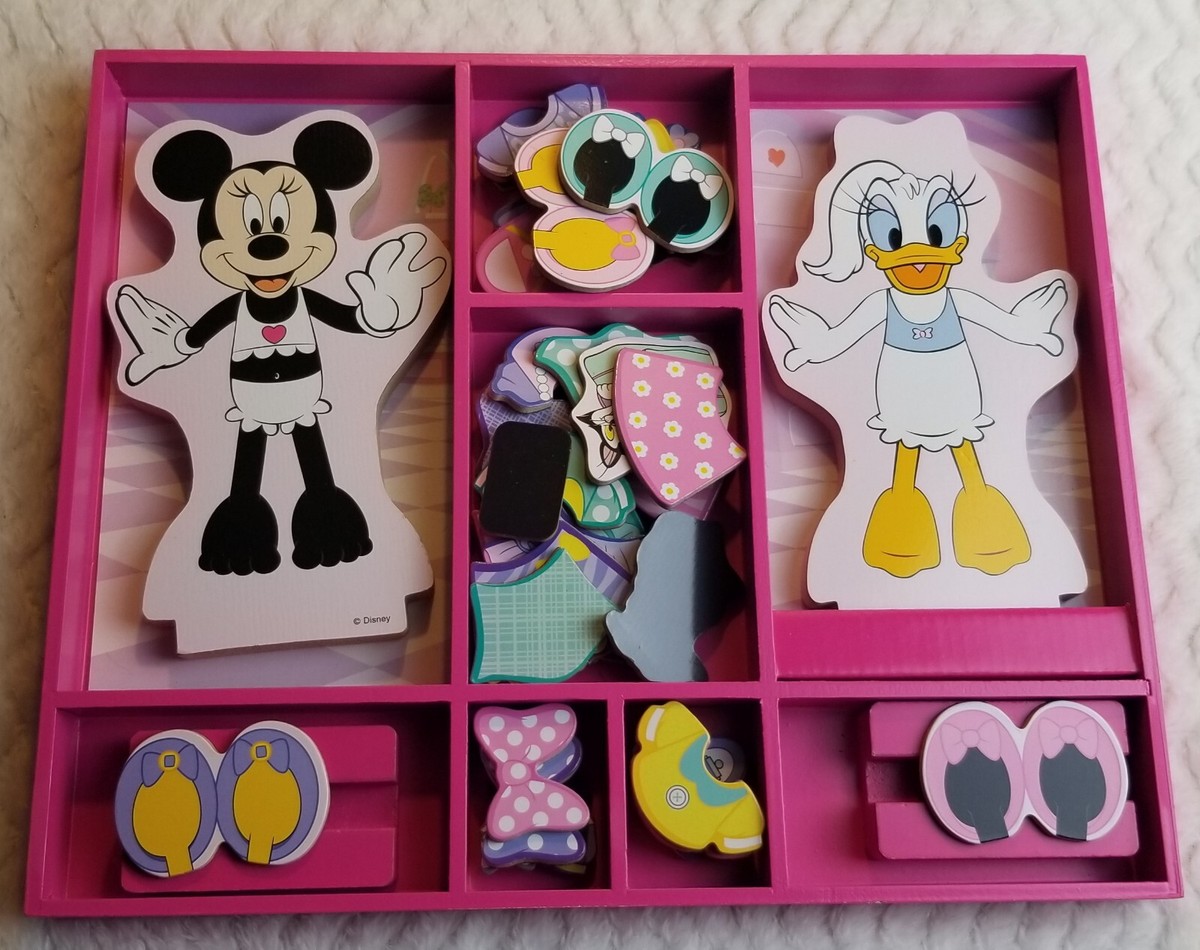 Daisy Duck Dress Up Doll Melissa Doug Disney Minnie Mouse And