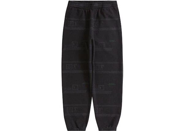 Pantalon de survêtement Supreme noir taille large