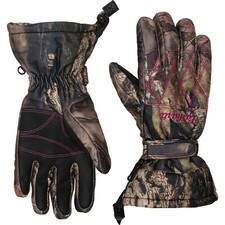 CARHARTT Mossy Oak CAMOUFLAGE Insulated GUANTLET GLOVES Womens Size SMALL NEW