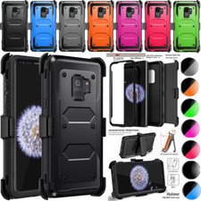 Shockproof Rugged Case Cover / Belt Clip Holster For Samsung Galaxy S9 Plus/S9