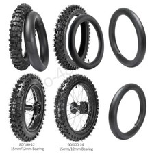 15mm/12mm Front 60/100-14 Rear 80/100-12 Tire Rim Dirt Bike 110 125cc Apollo SSR