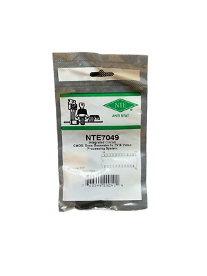 NTE7049 IC CMOS, Sync Generator To TV & Video Processing System DIP24 ECG7049