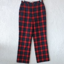 Pendleton Women's Authentic Manson Tartan 100 Wool Pants Size 4