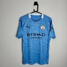 Manchester City Football Shirt Jersey 2020/21 Home (M) 1426