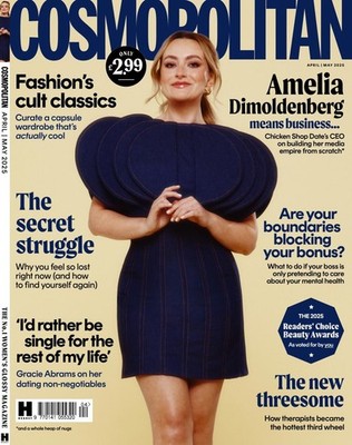 COSMOPOLITAN MAGAZINE | APR/MAY 2025 | AMELIA DIMOLDENBERG