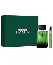 Prada Paradigme 2pc. Eau de Parfum Cologne Large Fragrance and Travel Spray Set