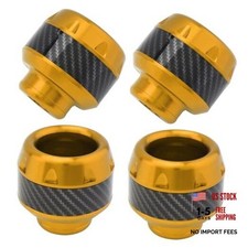Windance 4pcs Universal Fork Frame Sliders Crash Protectors Wheel Crash Yellow