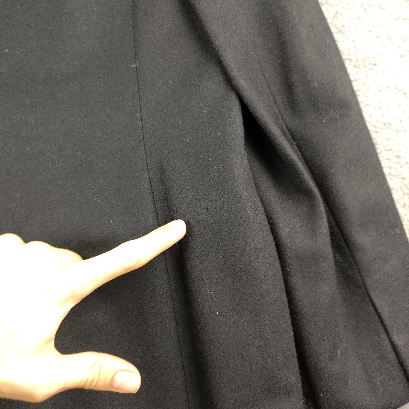 VTG Pendleton Blazer Single Button Black Wool Siz… - image 10