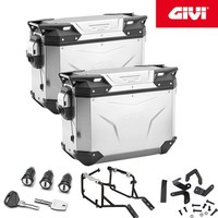 Seitenkoffer Outback 37/37 + TräGer [Givi] Honda NC 750 X 2023 2024