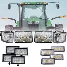 12pcs Led Work Lights Kit Plug And Play For John Deere 7200 7210 7400 7410 7510