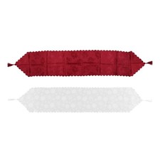 Christmas Table Runner Winter Party Decor Washable Table Cover Tablecloth 180CM