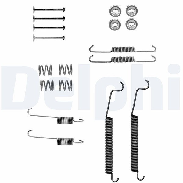 Delphi ZubehöRsatz, Bremsbacken Hinterachse U.A. FüR CitroËN, Peugeot, Renault-image