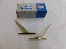 Nos Oem Ford 1961 Falcon Fender Emblems Ornaments Trim Badges Pair Sprint Futura Nos Oem Ford 1961 Falcon Fender Emblems Ornaments Trim Badges Pair Sprint Futura