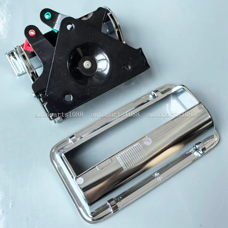 Cabo e moldura cromada para tampa da caçamba compatível com Chevy GMC C/K 1500 2500 3500 porta-malas picape - Imagem 4 de 4