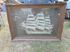 Vintage Turner Wall Accessory - Clipper Ship. Made In The USA