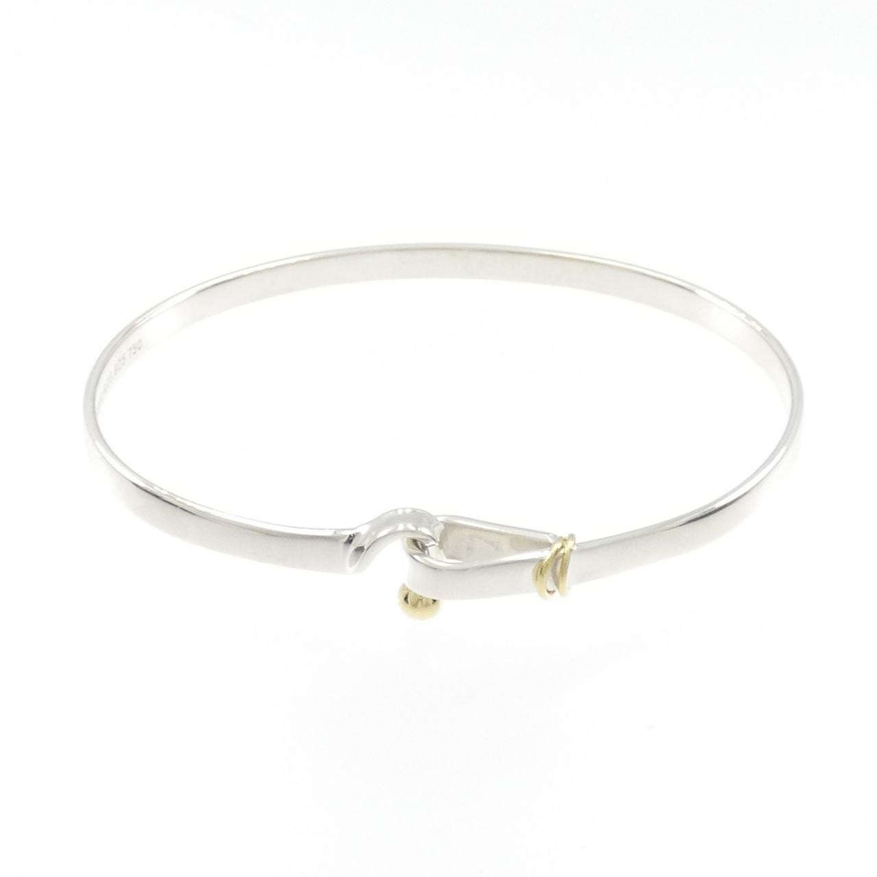 Vintage Tiffany & Co Hook & Eye Bangle Bracelet 2300000546323