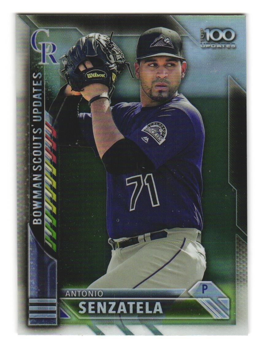 2016 Bowman Chrome Scouts' Top 100 Updates #BSU-AS Antonio Senzatela